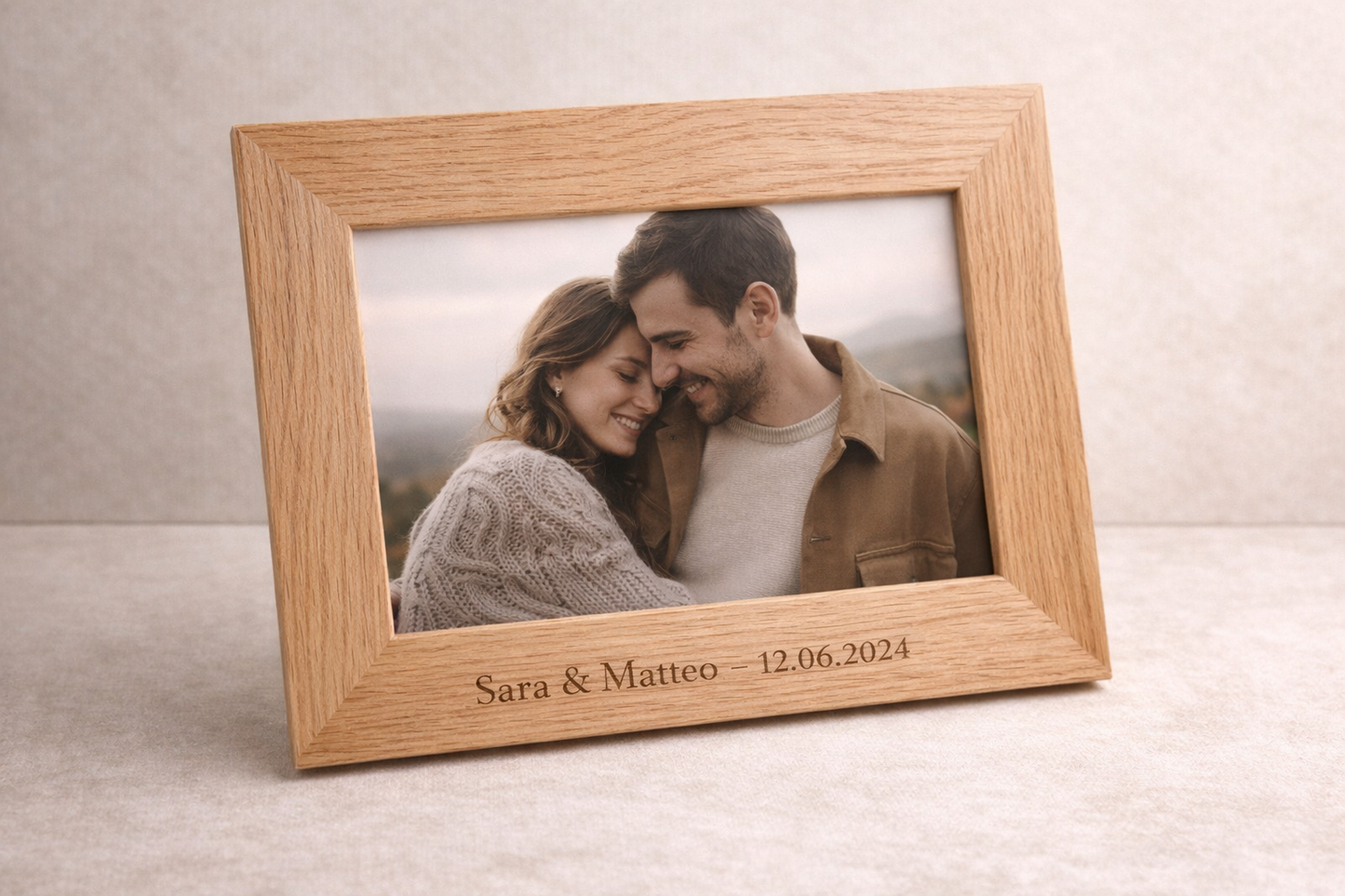 Cornice Foto Incisa – Personalizzata