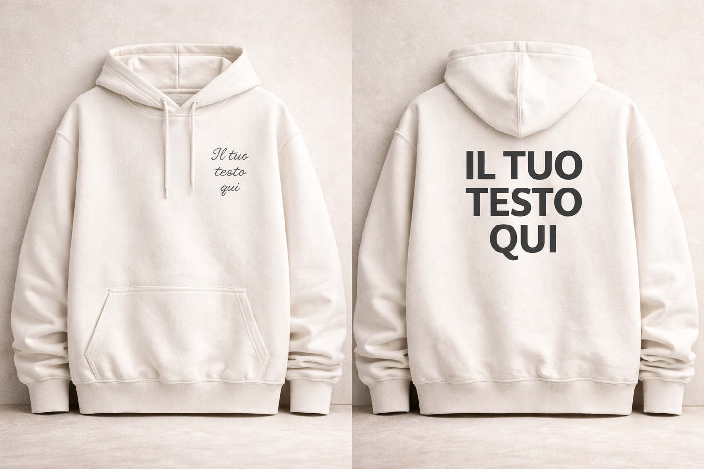 Felpa Hoodie Personalizzata