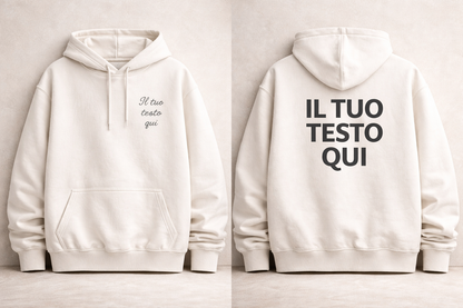 Felpa Hoodie Personalizzata