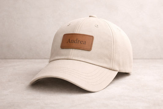 Cappellino con Patch Incisa Laser – Personalizzato