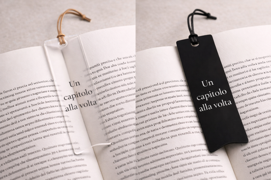 Segnalibro Inciso in Legno/ plexyglass – Personalizzato